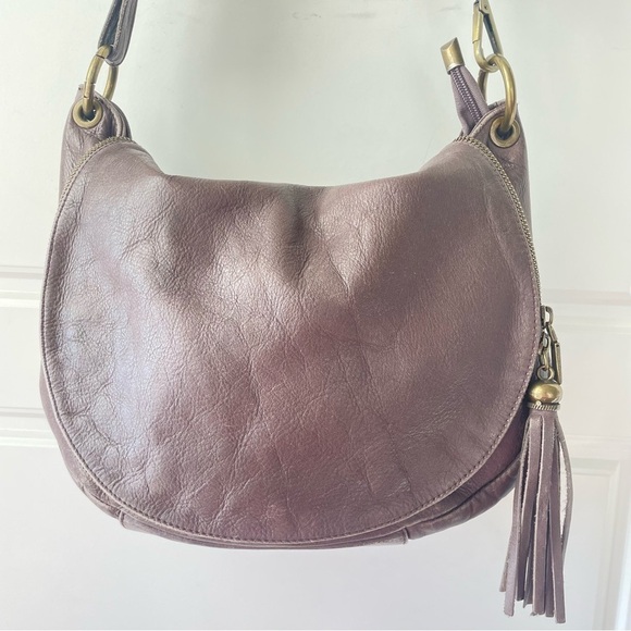 BORSE IN PELLE TAUPE LEATHER MADE ITALY ZIPPED JUMBO CROSSBODY BAG STRAP - Picture 3 of 16